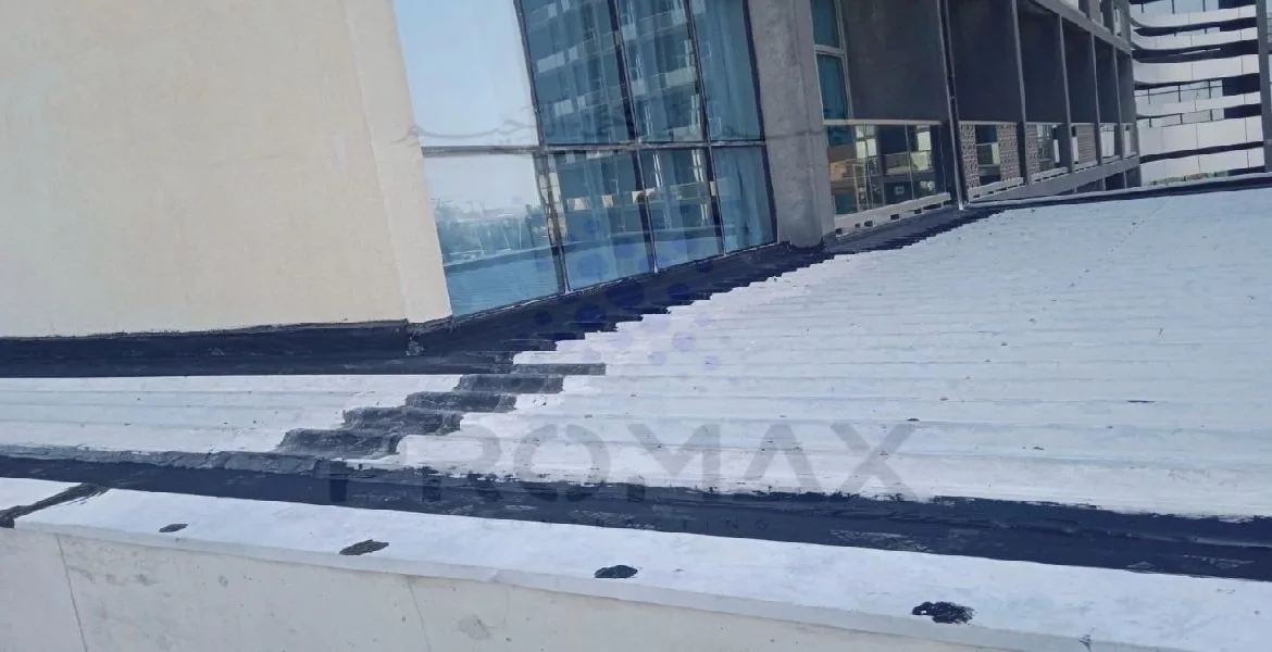 Rotana - metal roof waterproofing project by Promax in Dubai, UAE